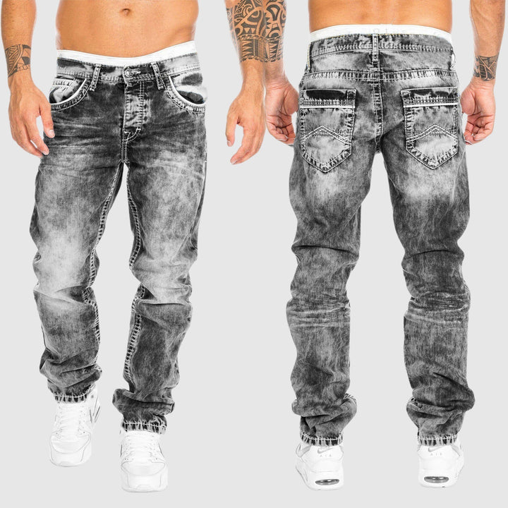 Ethan | Men's Casual Washed Denim Jeans