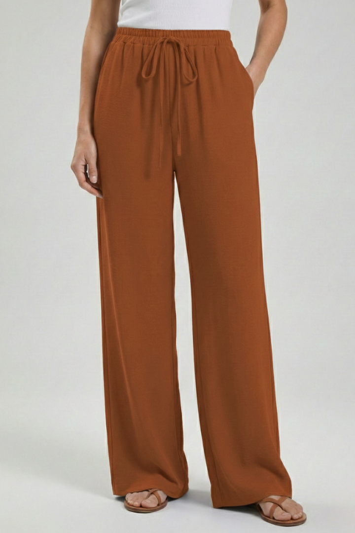 Avelia | Women's Summer Relaxed Fit Palazzo Pants