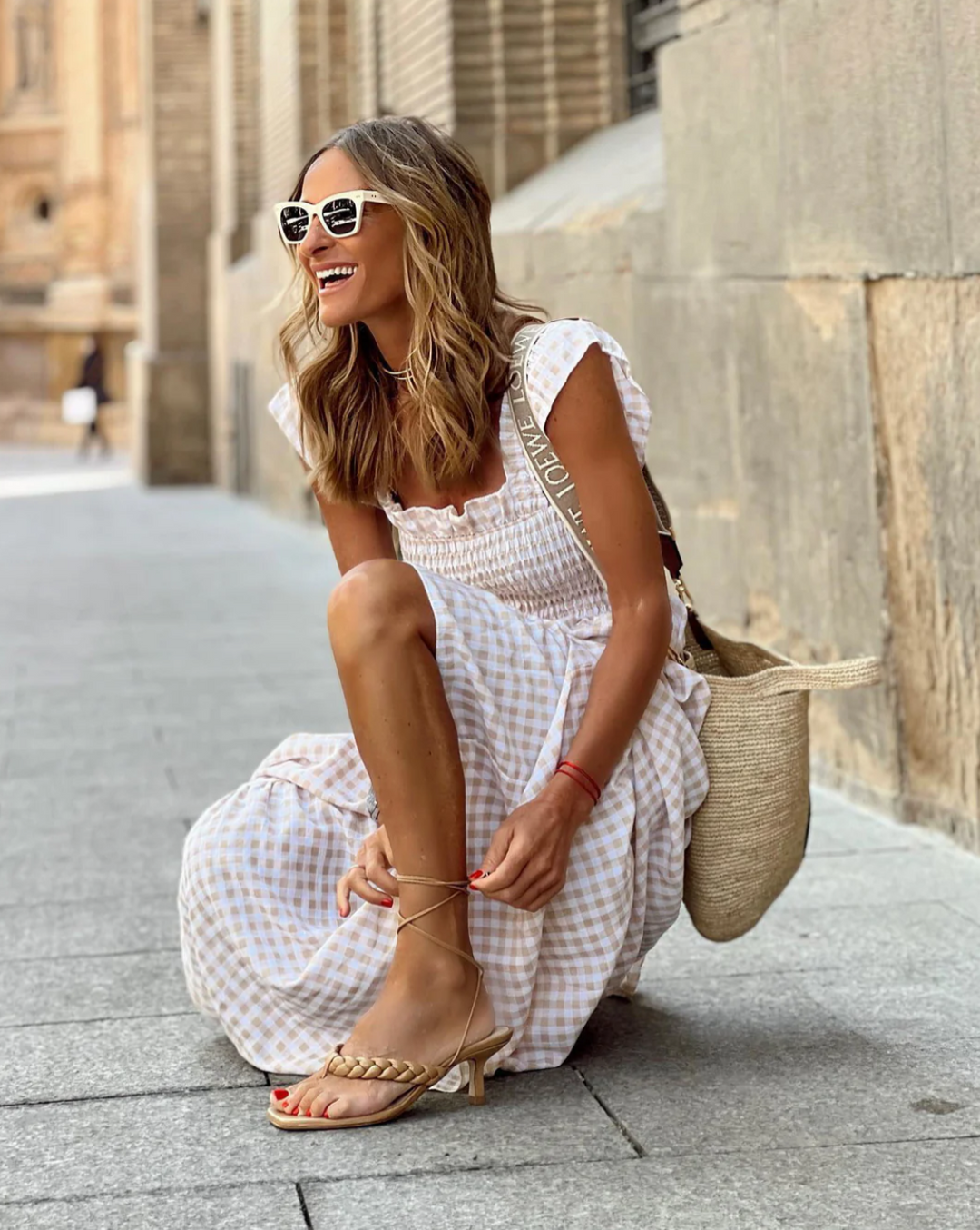 Marvella | Women's Summer Square Neck Maxi Dress