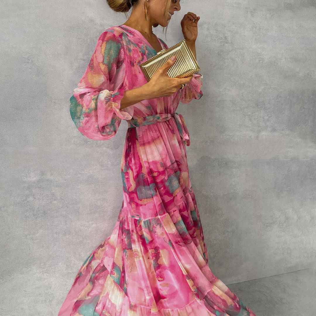 Dream | Women's Summer Floral Wrap Maxi Dress