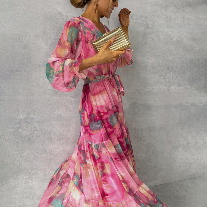 Dream | Women's Summer Floral Wrap Maxi Dress