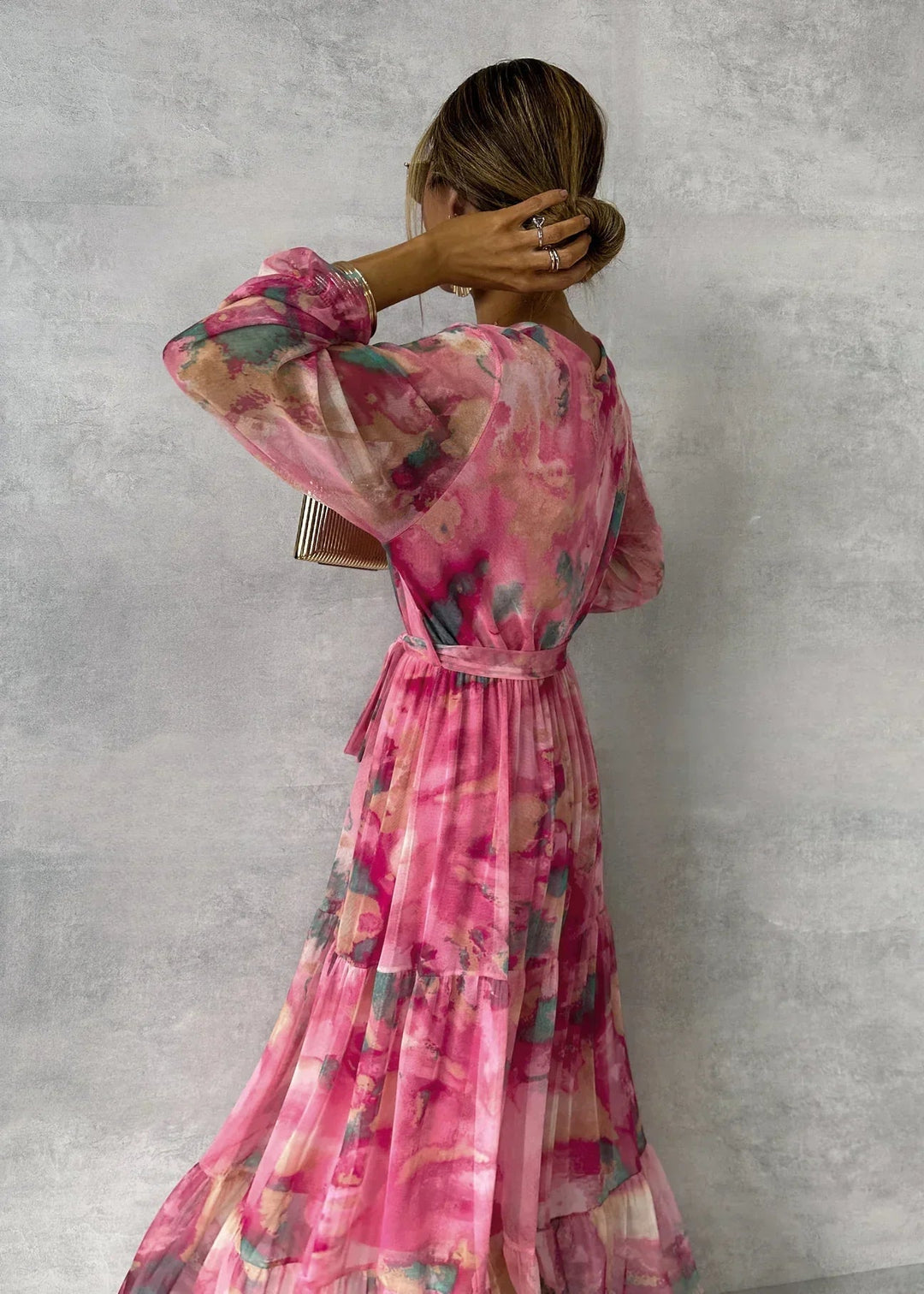 Dream | Women's Summer Floral Wrap Maxi Dress