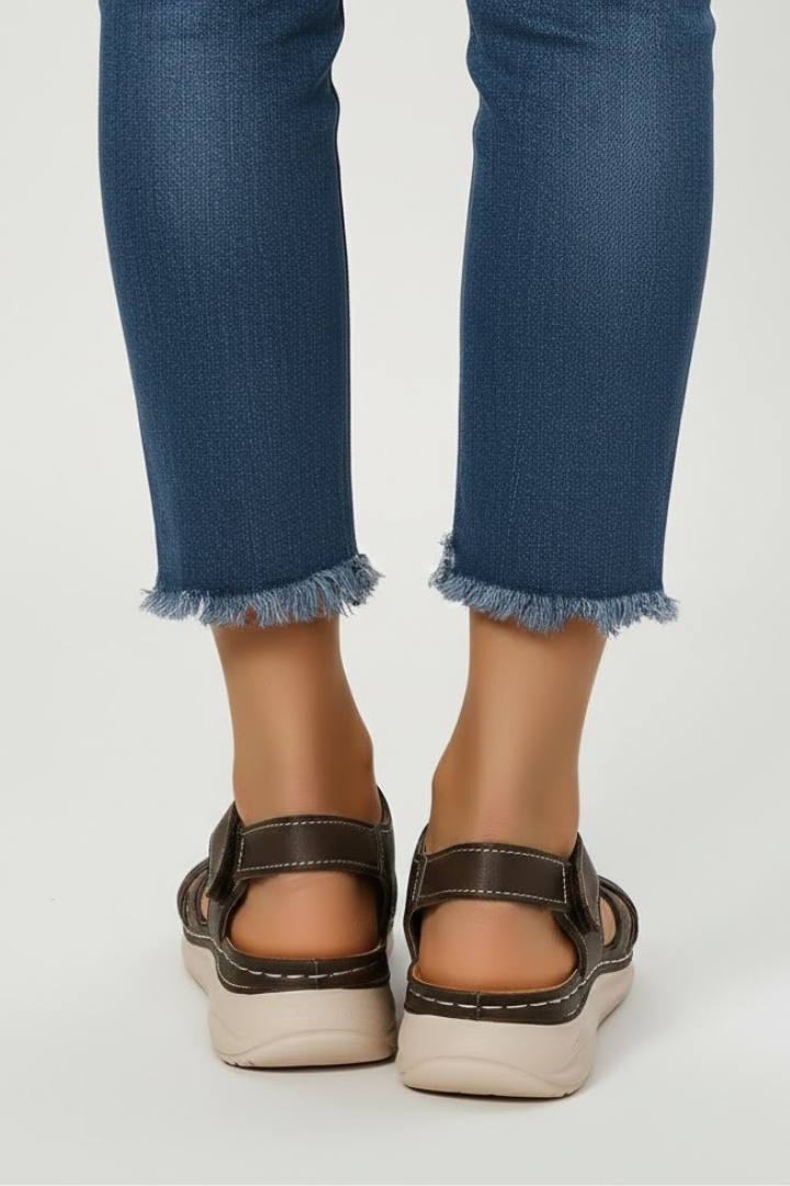 Jolene | Women's Orthopedic Buckle Strapped Sandals