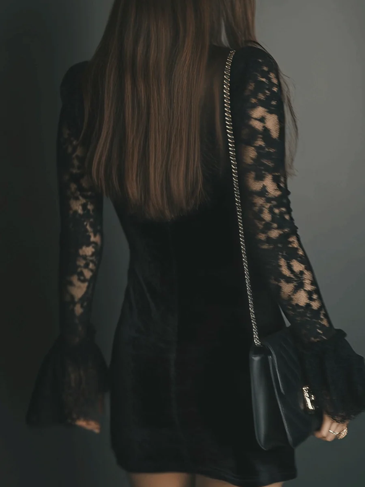 Drew | Women’s Elegant V-neck Mini Dress