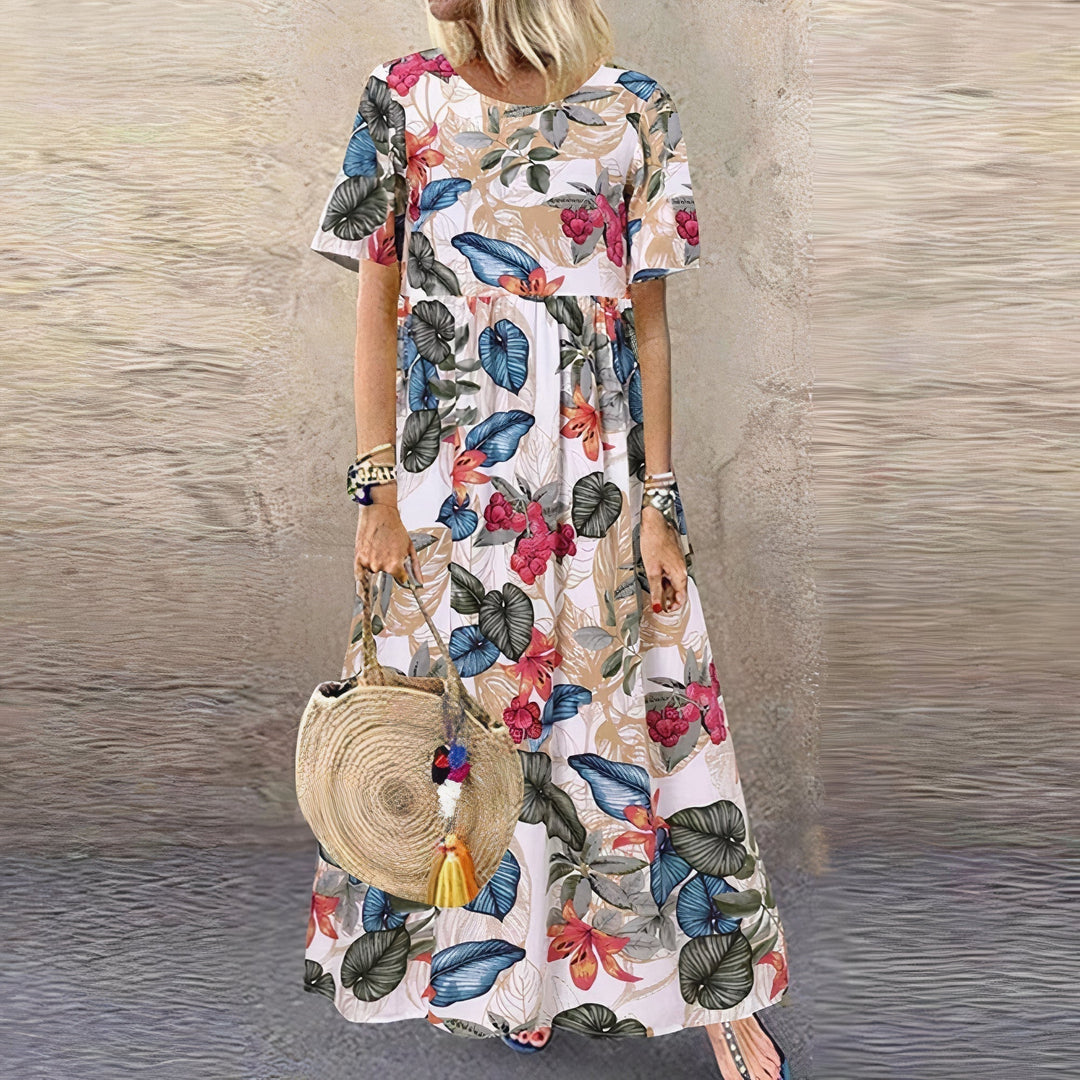 Aelmyra | Women’s Floral Summer Maxi Dress