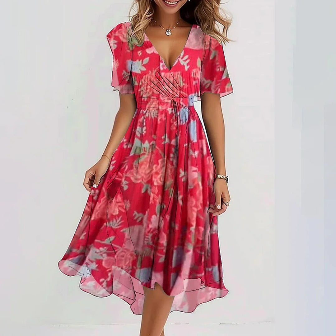 Cadence | Women's Floral Summer Midi Dress