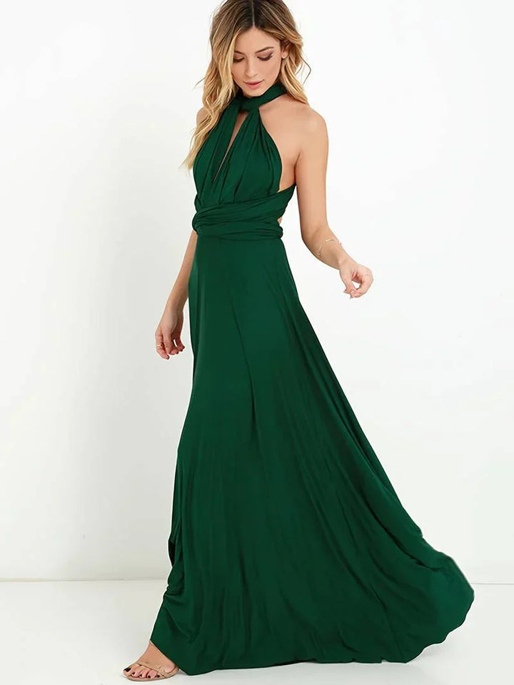 Aliey | Women's Convertible Wedding Guest Maxi Dress