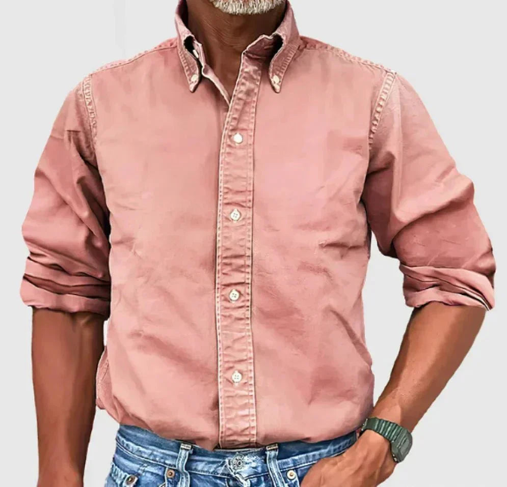 Lucas | Men's Button Down Long Sleeve Casual Shirt