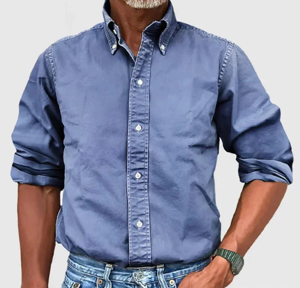 Lucas | Men's Button Down Long Sleeve Casual Shirt