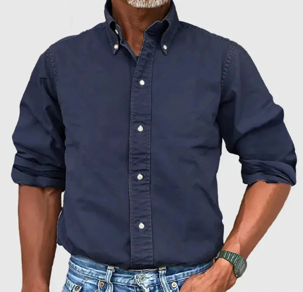 Lucas | Men's Button Down Long Sleeve Casual Shirt
