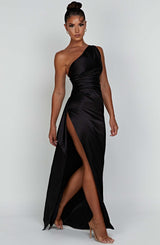 Gracie | Women’s High Leg Slit Wedding Guest Dress