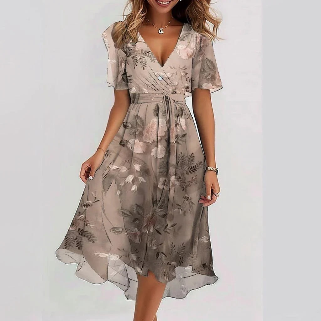 Cadence | Women's Floral Summer Midi Dress