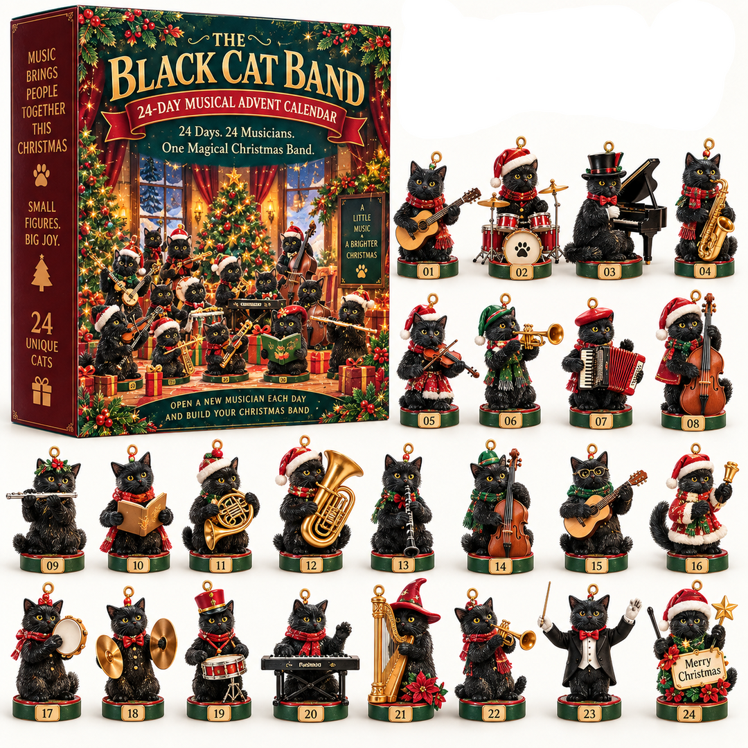 Black Cat Band Musical Cat Advent Calendar
