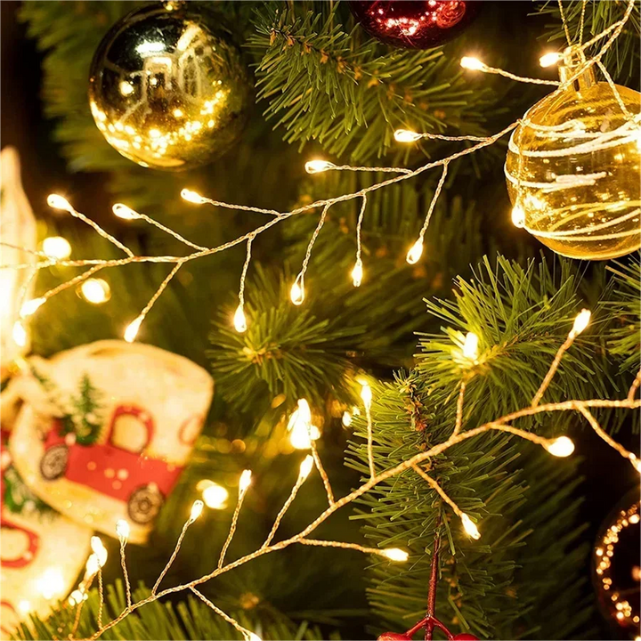 Christmas String Lights Warm White Cluster LED Decorative Lights