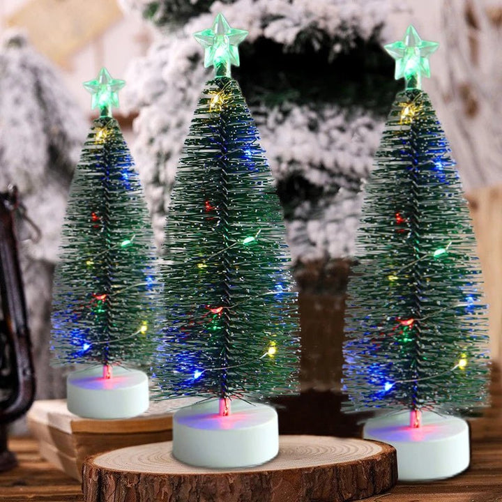 Christmas Tree Lights LED Illuminated Mini Trees