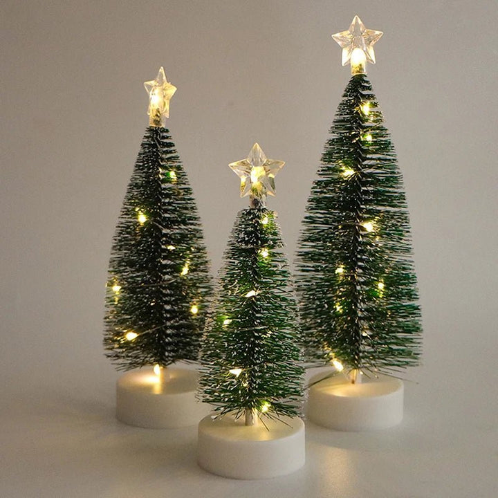Christmas Tree Lights LED Illuminated Mini Trees