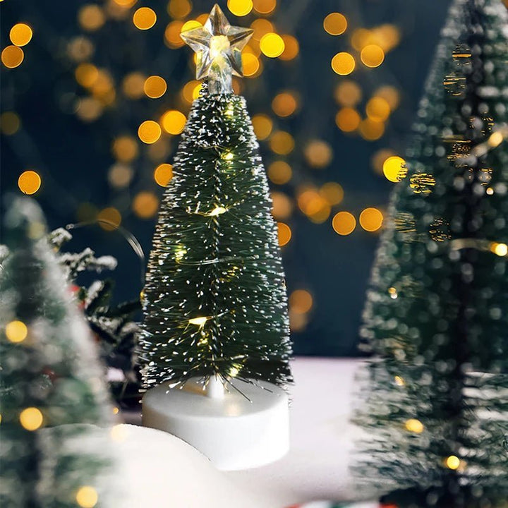 Christmas Tree Lights LED Illuminated Mini Trees
