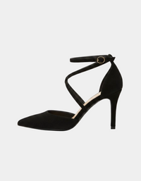 Claire | Women's Strapped High Suede Pointed Heels