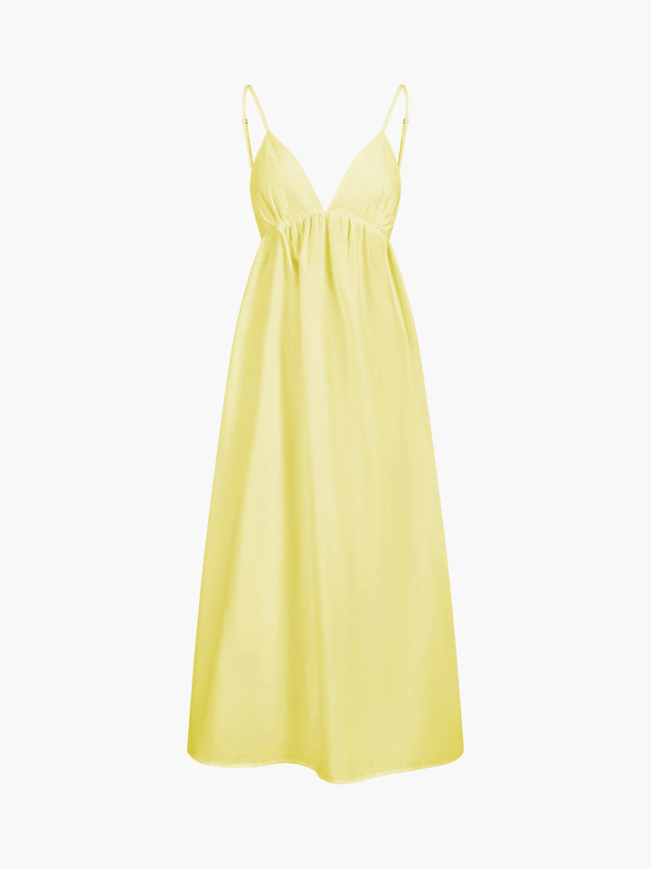 Cecelia | Women’s Beach V-Neck Midi Dress