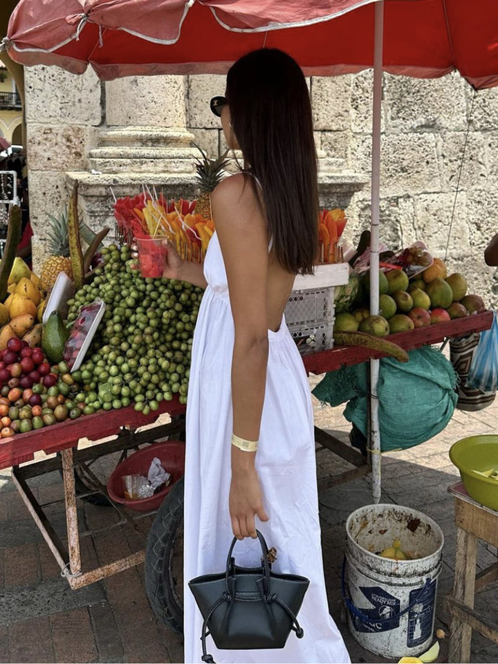 Cecelia | Women’s Beach V-Neck Midi Dress