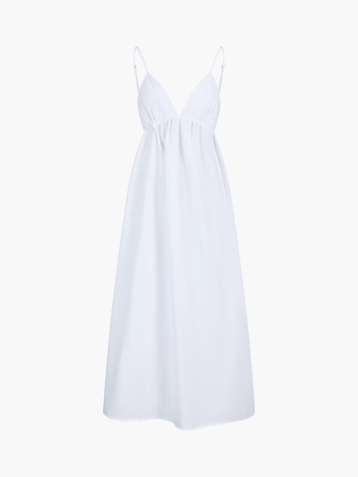 Cecelia | Women’s Beach V-Neck Midi Dress