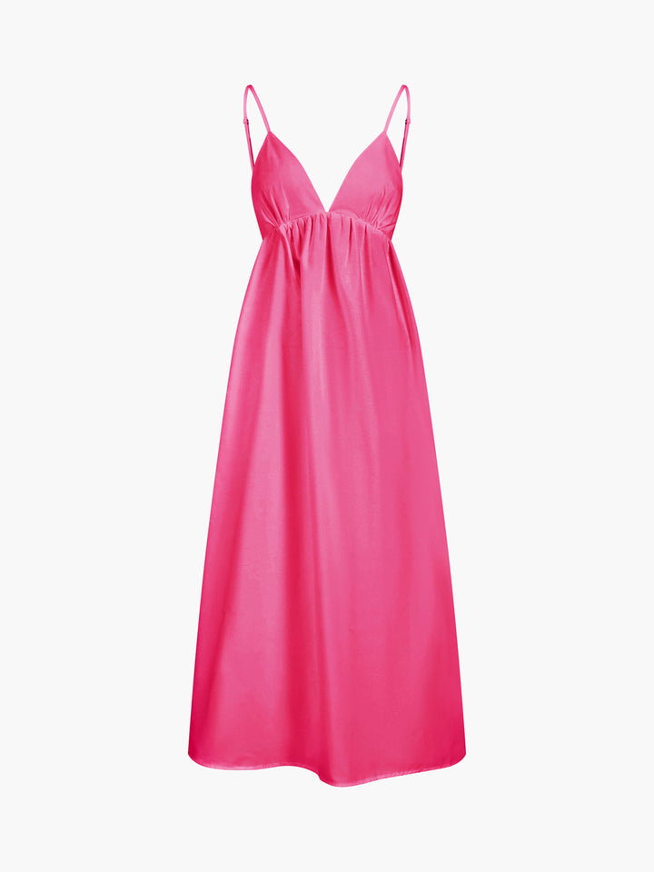 Cecelia | Women’s Beach V-Neck Midi Dress