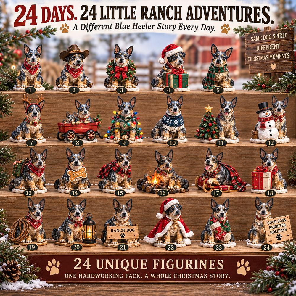 Collectible Australian Cattle Dog Advent Calendar