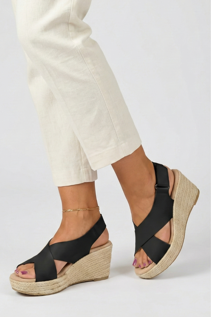 Carla | Women's Wedge Slingback Sandals