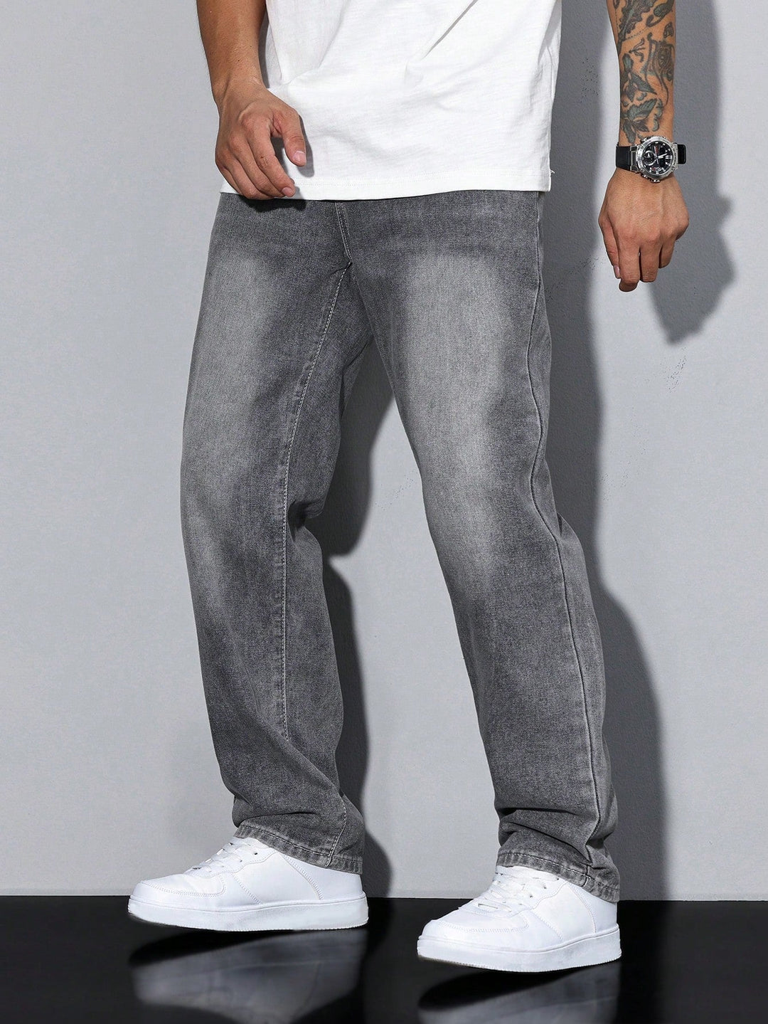 Owen | Men's Casual Washed Baggy Jeans