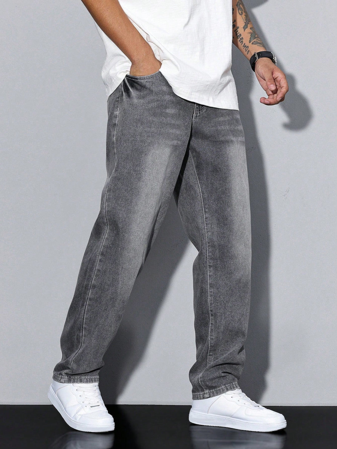 Owen | Men's Casual Washed Baggy Jeans