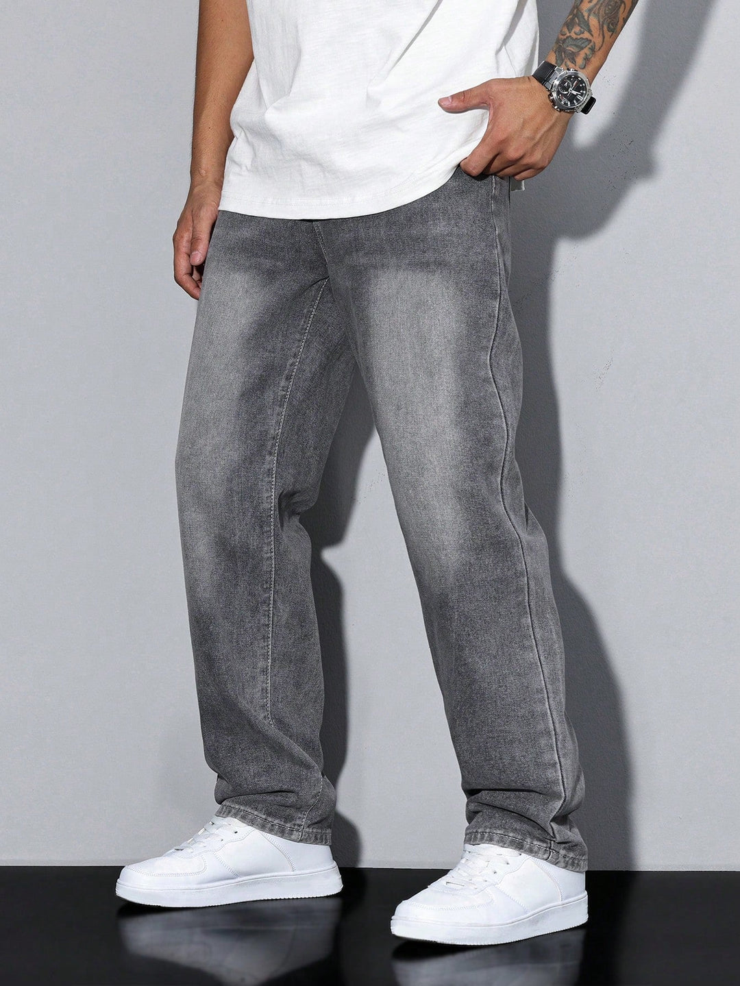 Owen | Men's Casual Washed Baggy Jeans