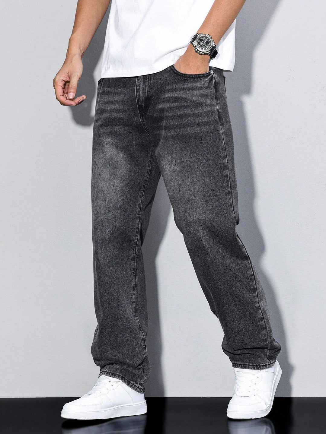 Owen | Men's Casual Washed Baggy Jeans
