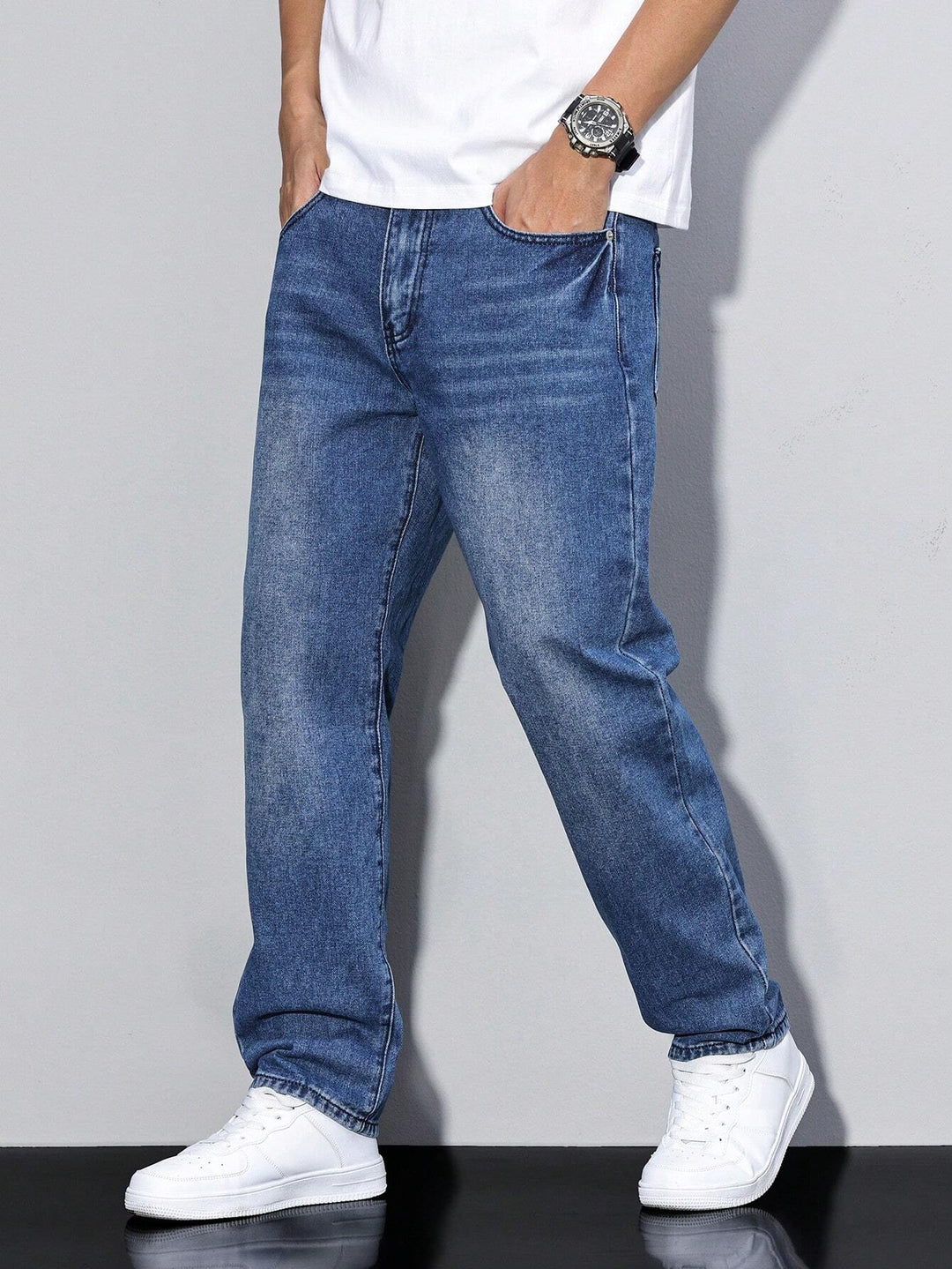 Owen | Men's Casual Washed Baggy Jeans