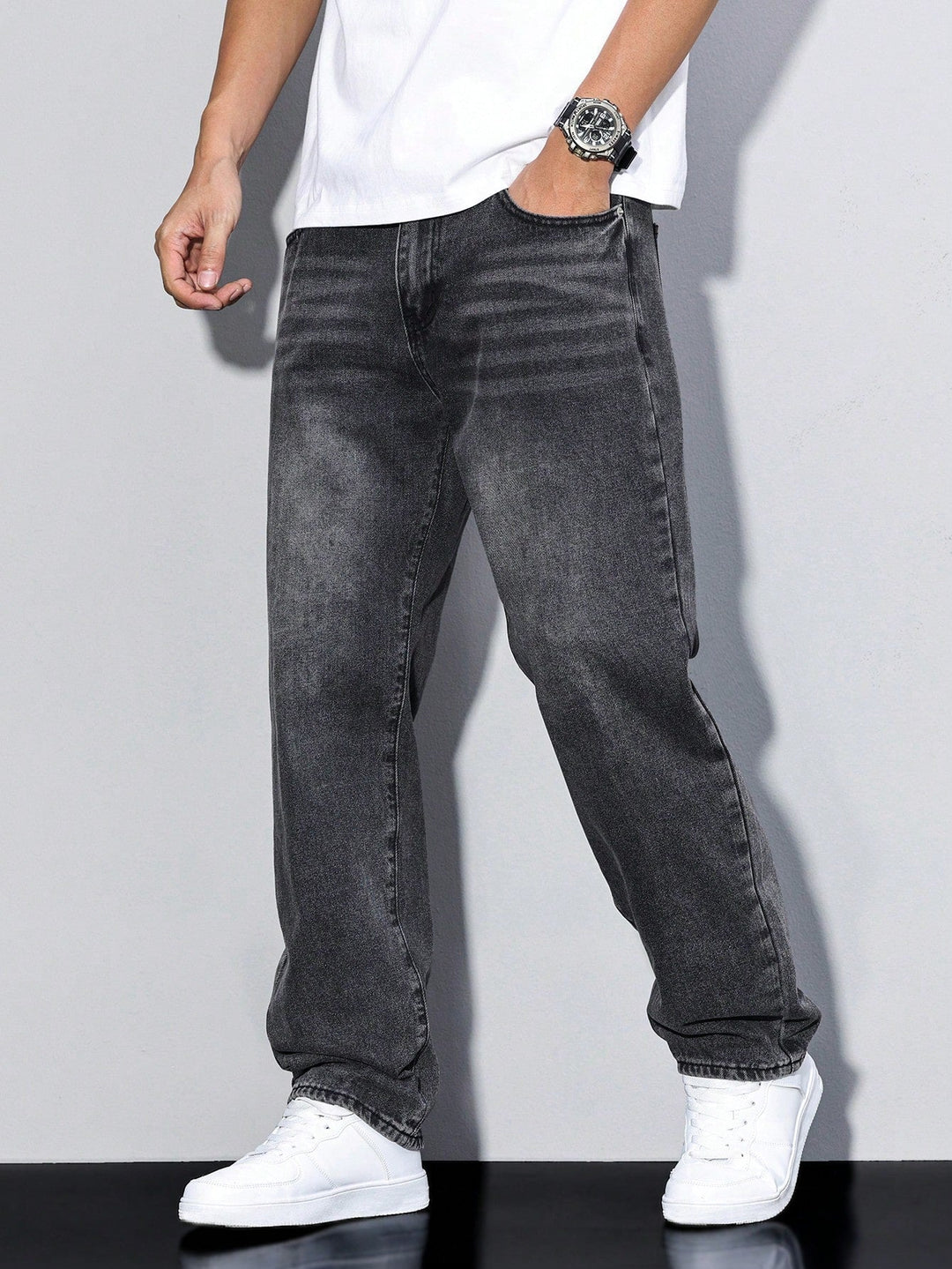 Owen | Men's Casual Washed Baggy Jeans