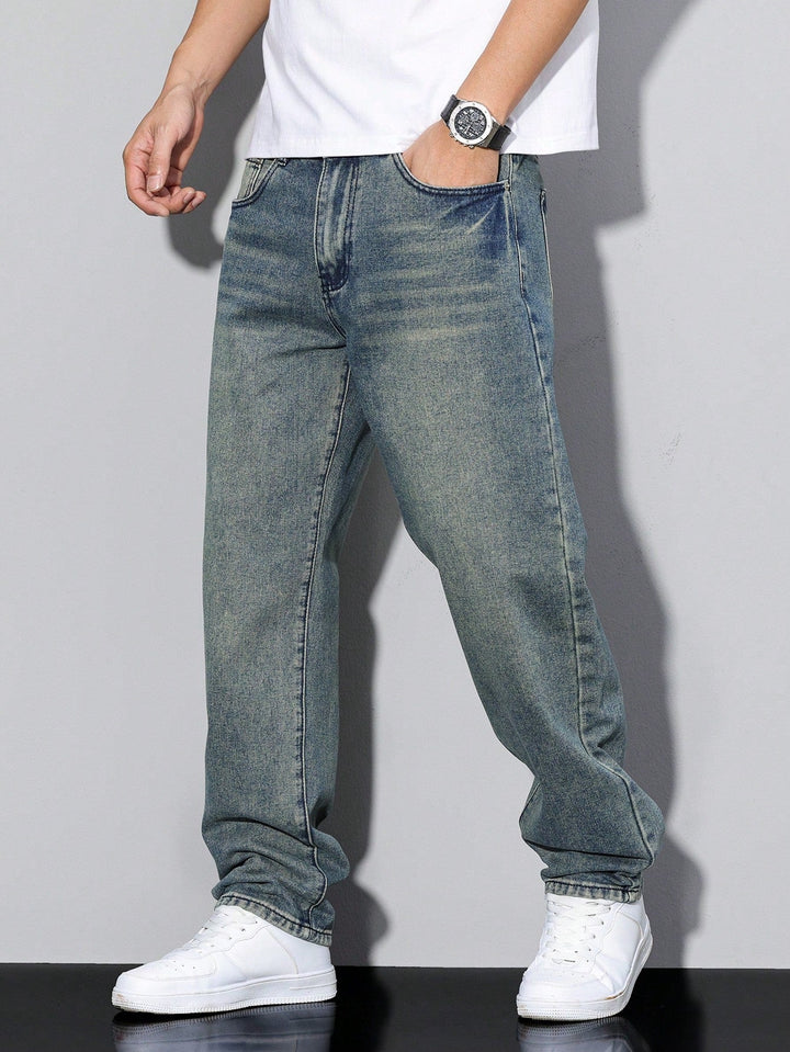 Owen | Men's Casual Washed Baggy Jeans