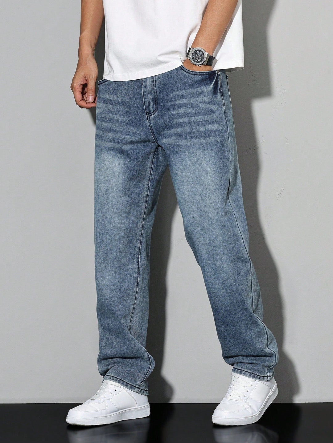 Owen | Men's Casual Washed Baggy Jeans