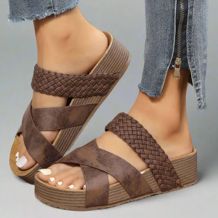 Sydney | Women’s Cross Strap Orthopedic Sandals