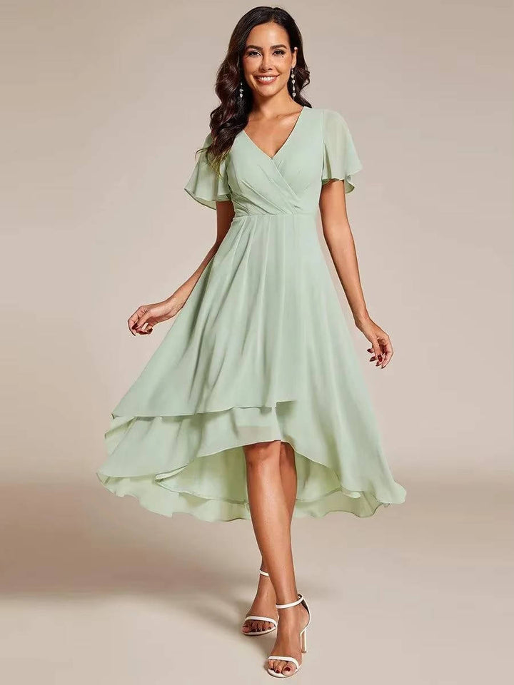 Sina | Women’s Elegant Wedding Guest Midi Dress