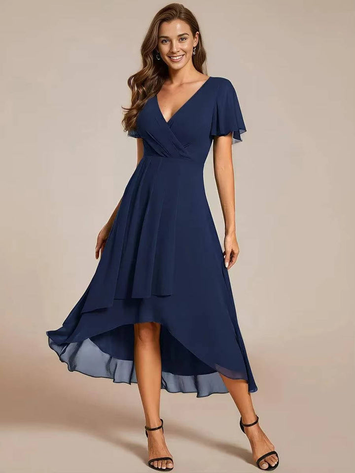 Sina | Women’s Elegant Wedding Guest Midi Dress