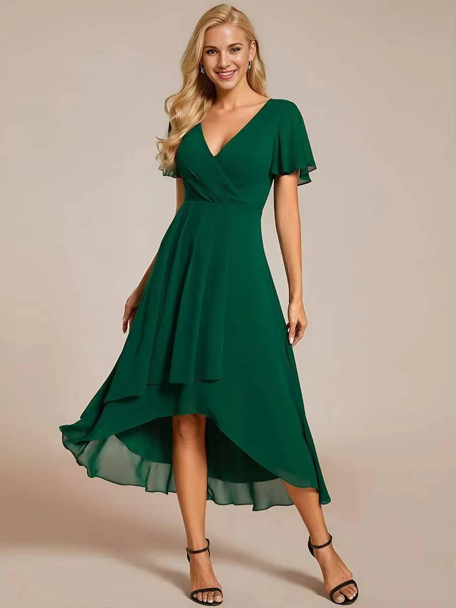 Sina | Women’s Elegant Wedding Guest Midi Dress