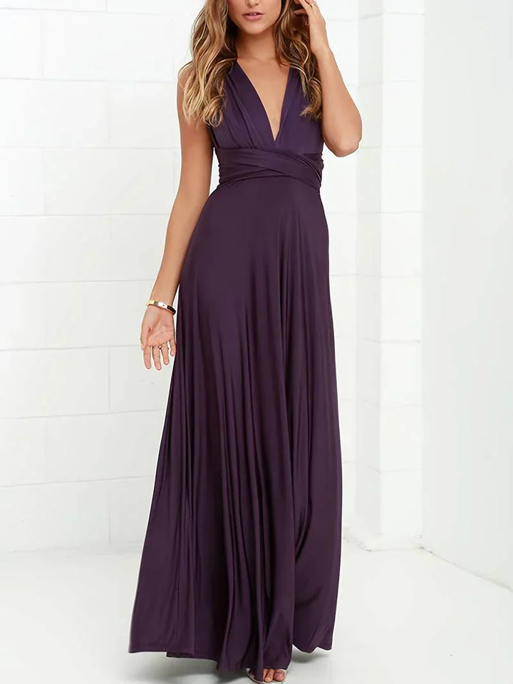 Aliey | Women's Convertible Wedding Guest Maxi Dress