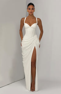 Beatrice | Women's Flowy Corset Wedding Guest Dress