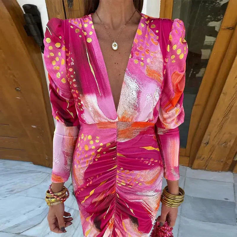Tomina | Women's Summer Floral Wedding Guest Dress
