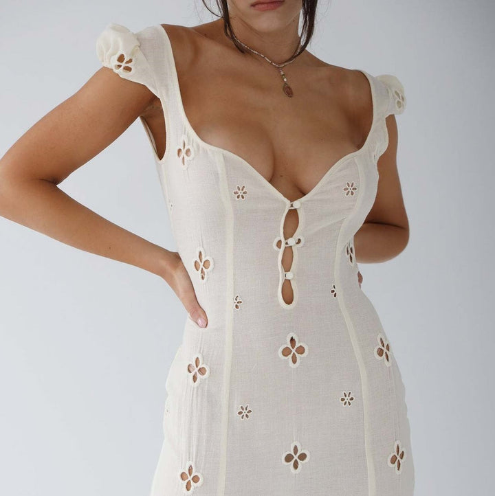 Ruby | Women’s Vintage Floral Designed Midi Dress
