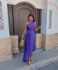 Sienna | Women’s Elegant Pleated Wedding Guest Dress