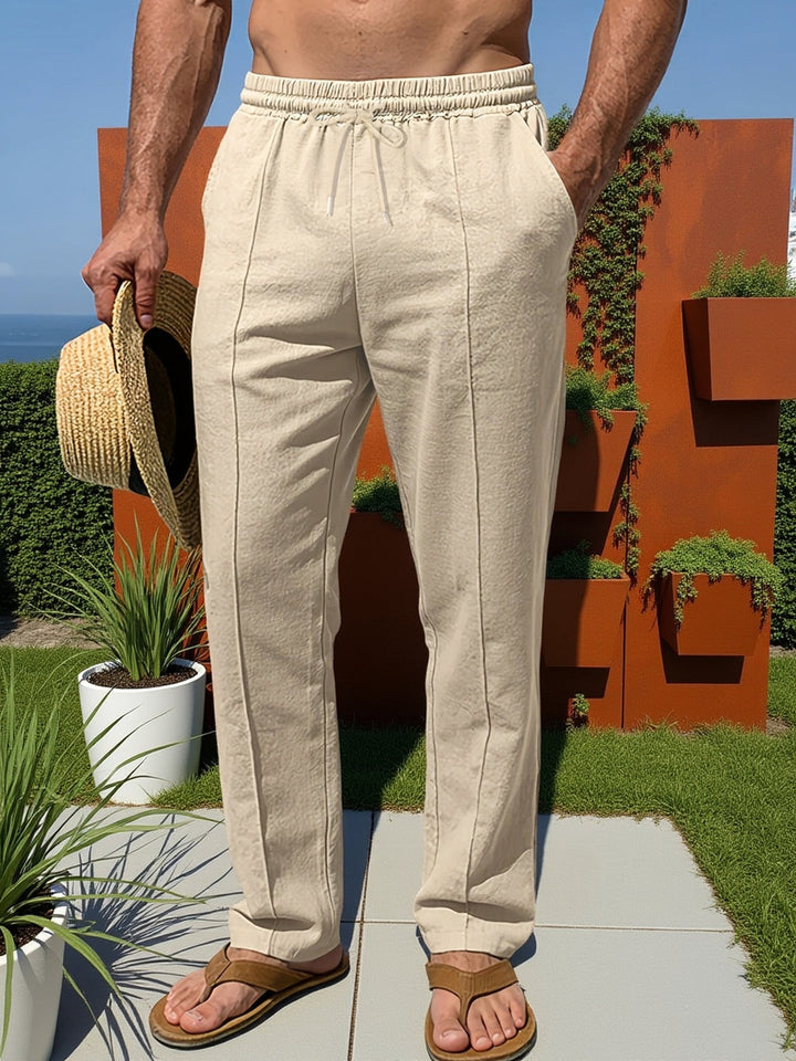 Zorven | Men's Elastic Waist Summer Pants