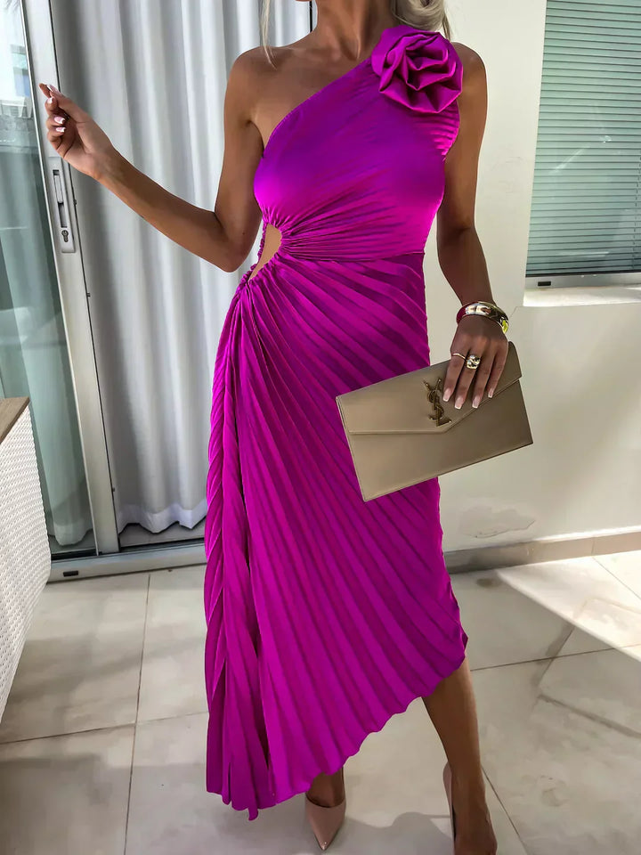 Briar | Women's Pleated Wedding Guest Midi Dress