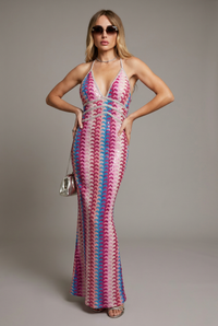 Noor | Women’s V-Neck Draped Wedding Guest Dress