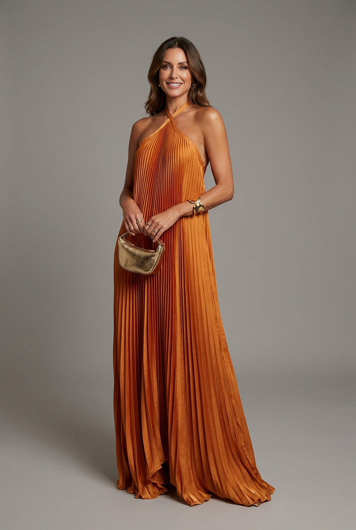 Phoenix | Women’s Summer Pleated Wedding Guest Dress