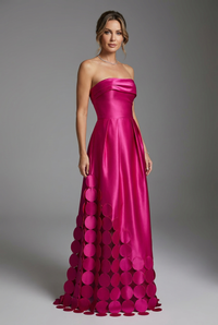 Jena | Women’s Elegant Strapless Wedding Guest Dress